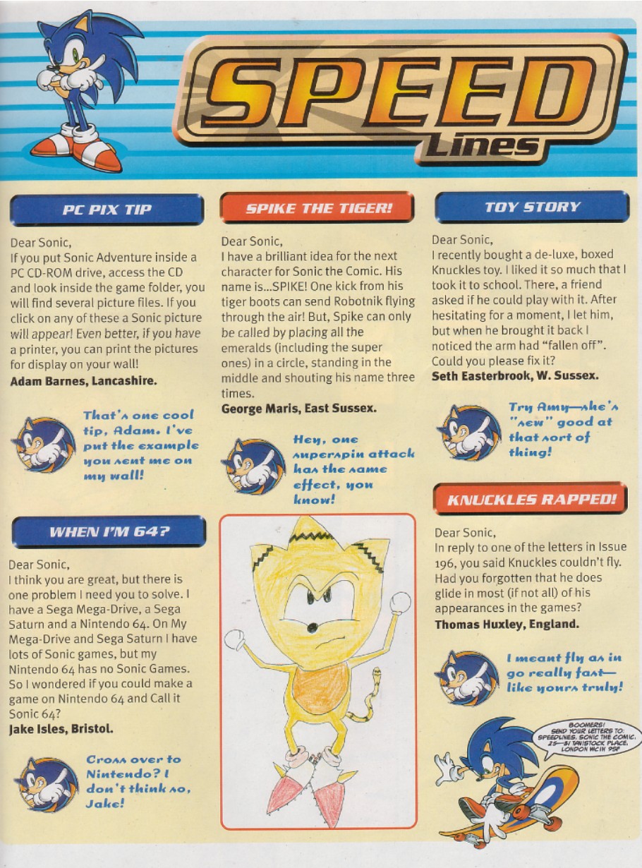 Sonic - The Comic Issue No. 201 Page 1